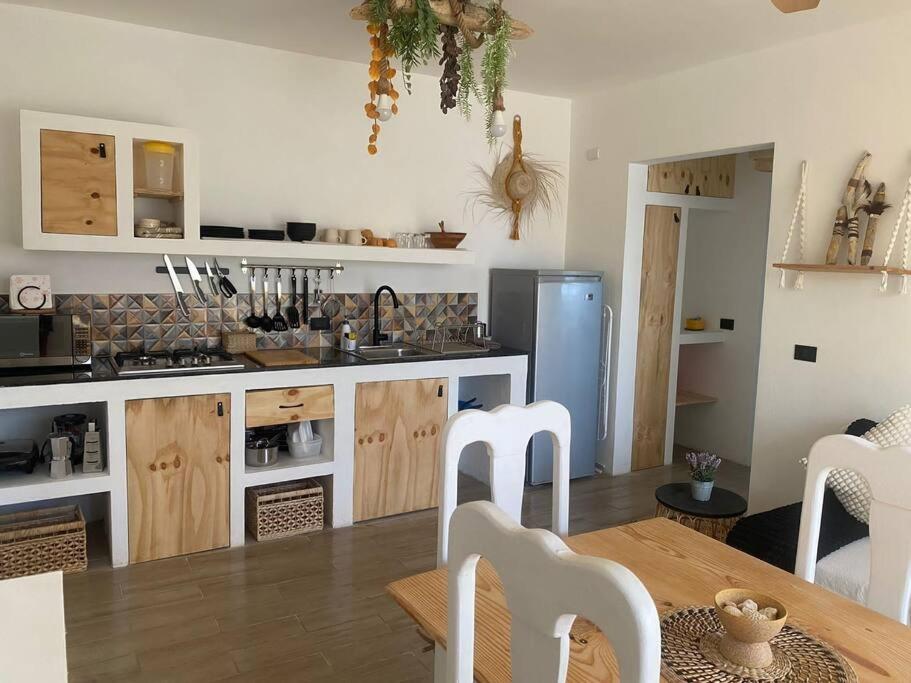 Kuchyň nebo kuchyňský kout v ubytování Portitxol apartamento reformado a estrenar