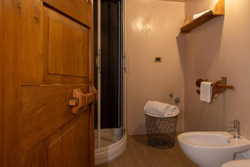 Koupelna v ubytování Chalet d'Aoste