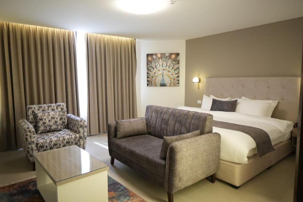 Posezení v ubytování Red Carpet Hotel & Suites