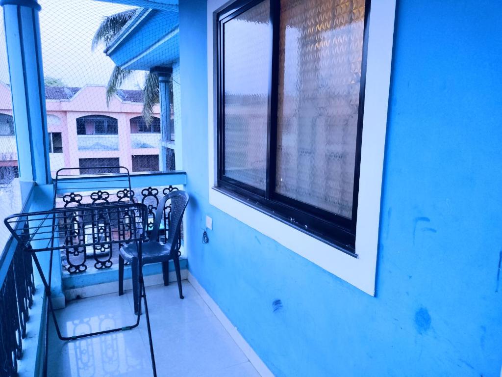 Balkón nebo terasa v ubytování Beach Shalom Luxury Apartment and Villa Colva