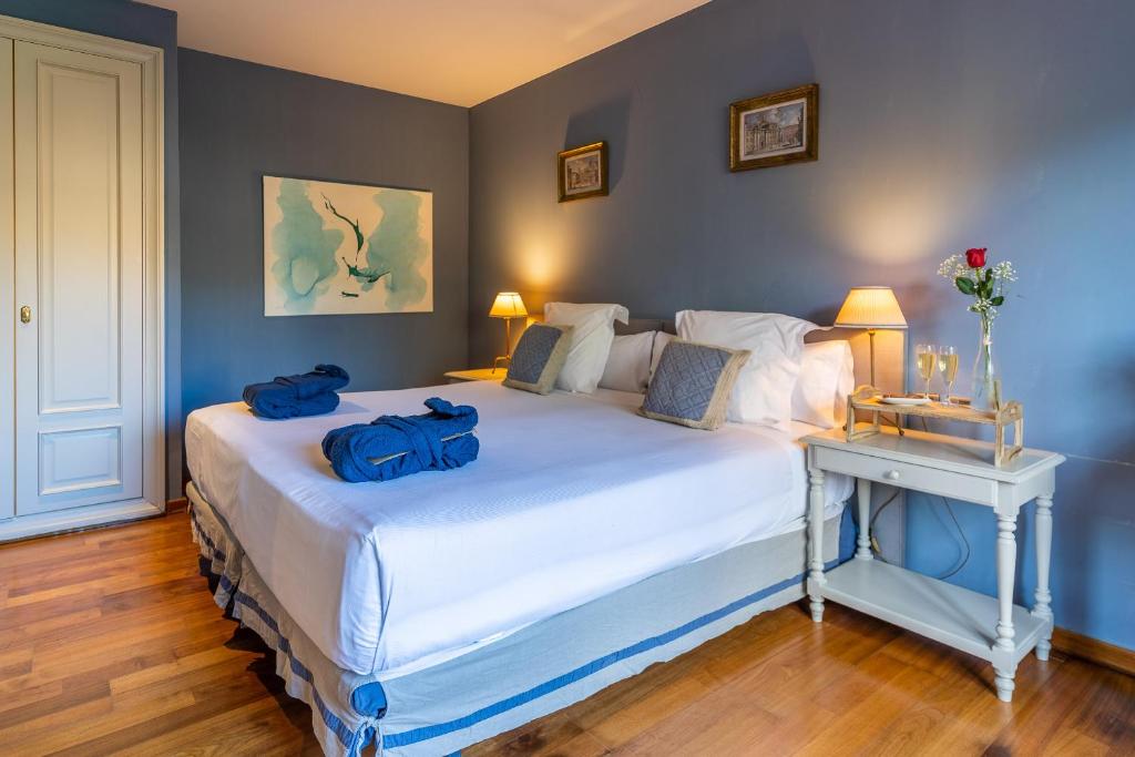 Cama o camas de una habitación en Hotel Blancafort Spa Termal