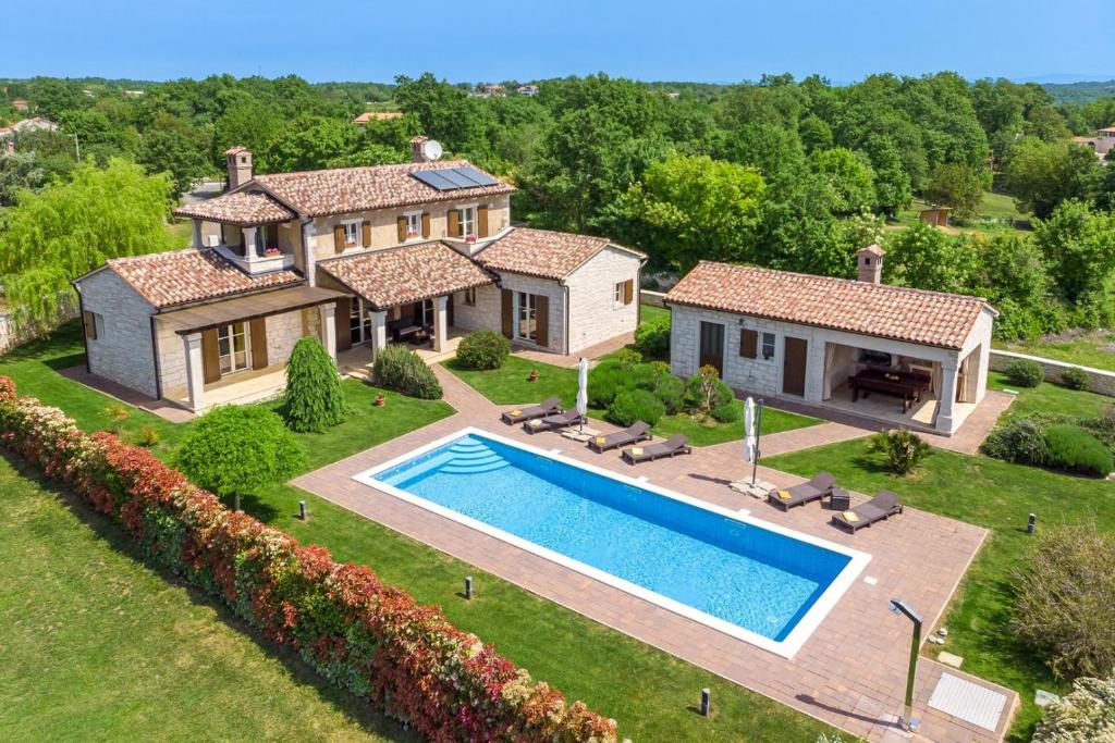 Πισίνα στο ή κοντά στο Villa Stancija Martina