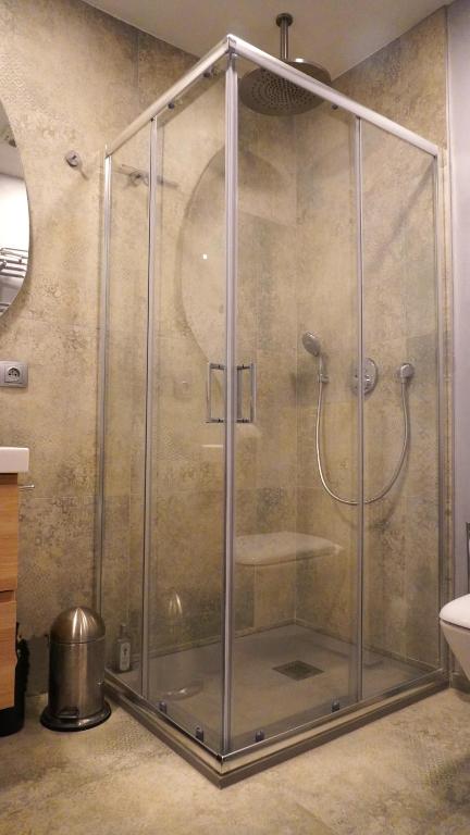 Koupelna v ubytování Apartmán u potoka
