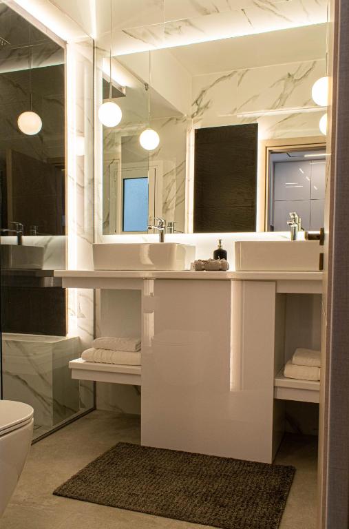Koupelna v ubytování Aether Home - Modern & Luxe Stay with 65 TV by TT