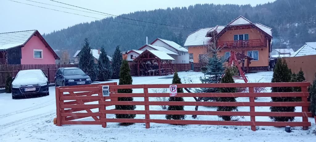 Casa de Oaspeti Cristian v zimě