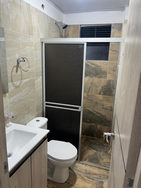 Koupelna v ubytování Apartaestudio en la mesa