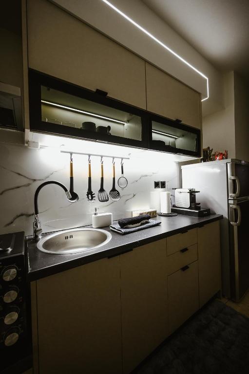 A kitchen or kitchenette at Central Apartments City Center
