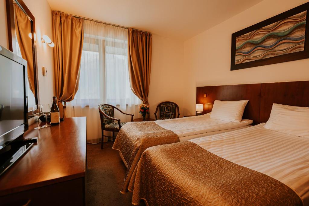 TV a/nebo společenská místnost v ubytování Hotel O3zone
