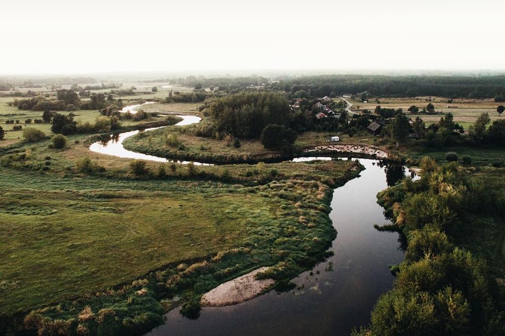 Letecký snímek ubytování Laba — oderwij się od codzienności