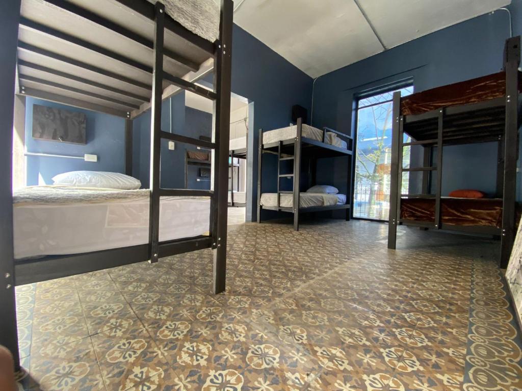 Letto o letti in una camera di Choco Hostel