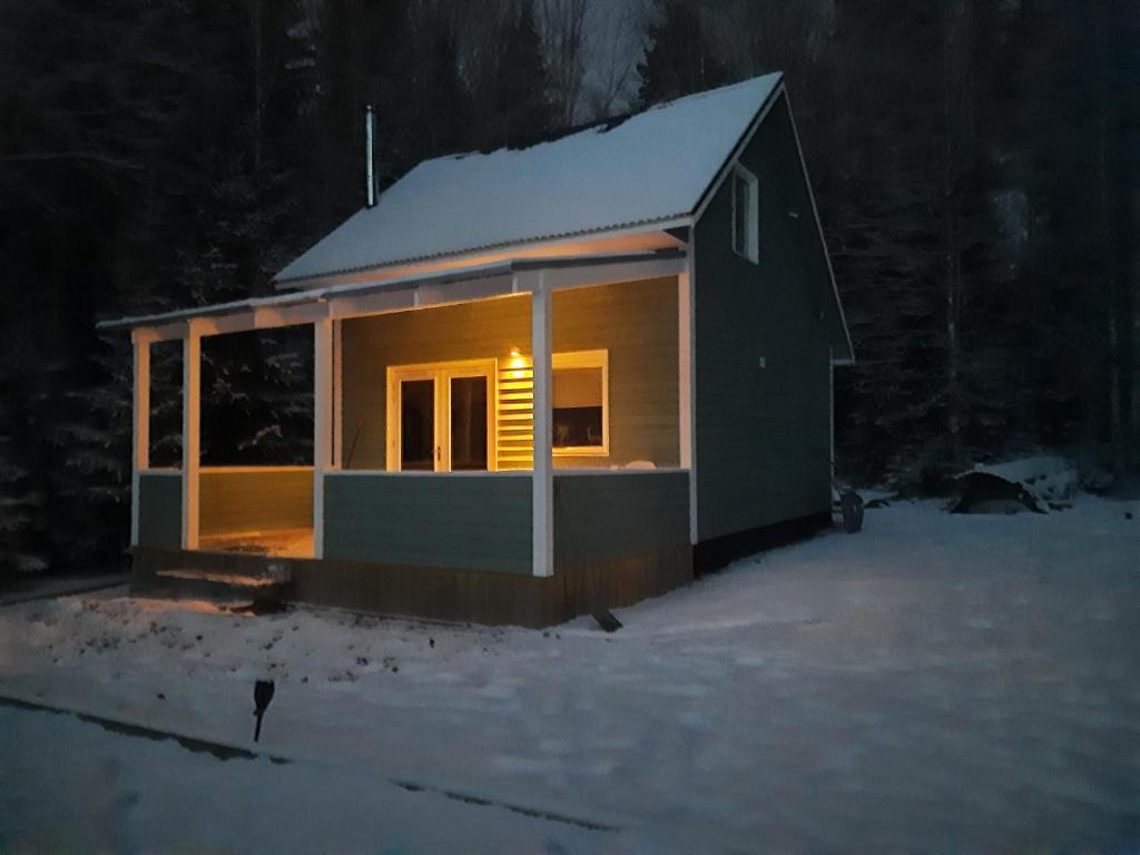 Fritidshus Hammare Hagfors v zimě