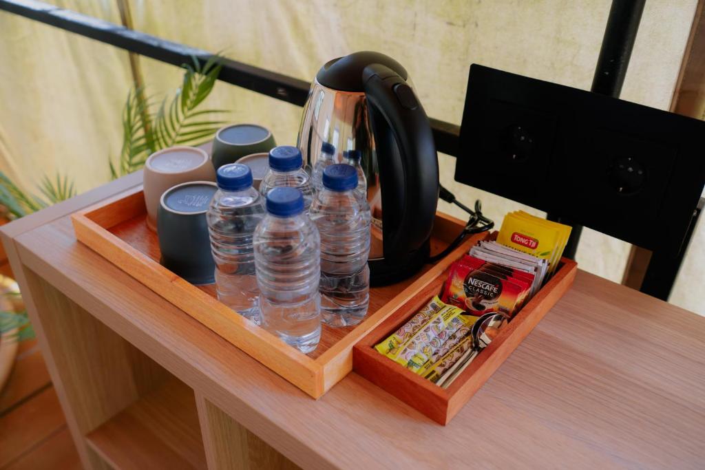 Jídlo v luxury tent nebo okolí