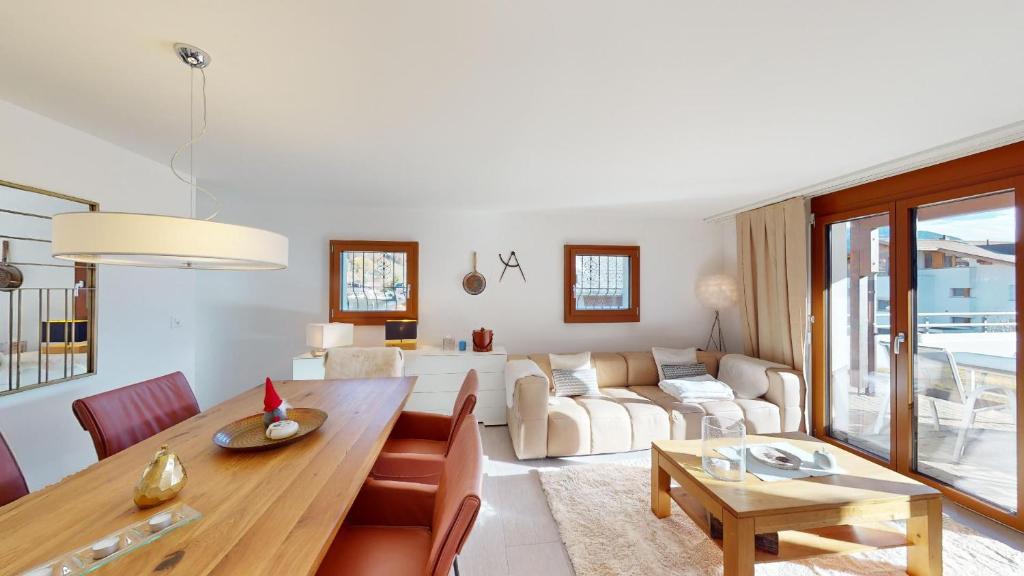 Posezení v ubytování Family holiday home Tgiampi Sot Lantsch Lenzerheide