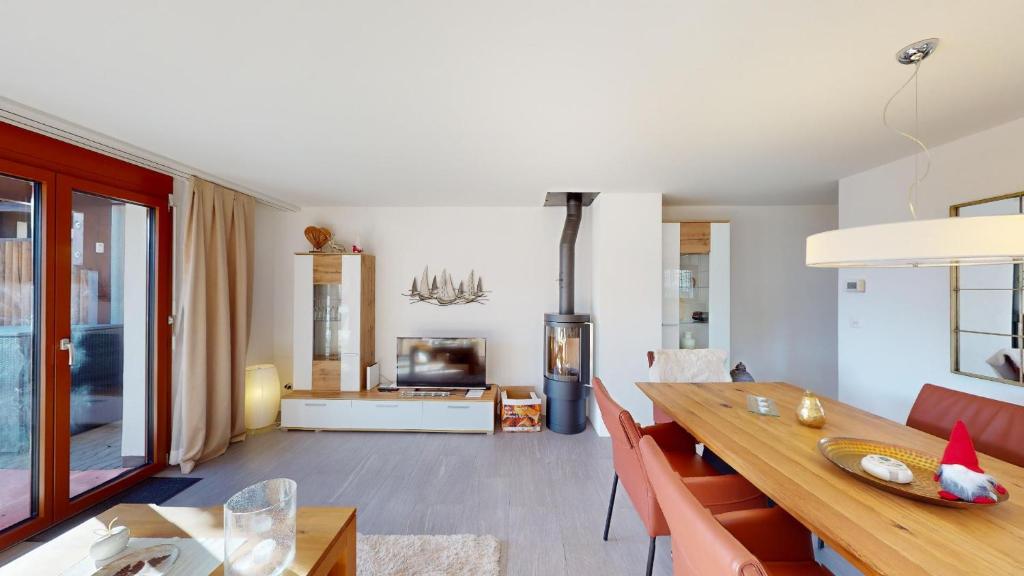 Posezení v ubytování Family holiday home Tgiampi Sot Lantsch Lenzerheide