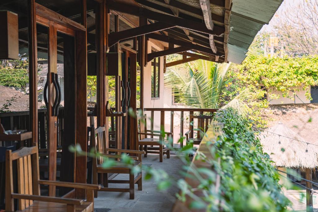 Zahrada ubytování Gili Divers Hotel