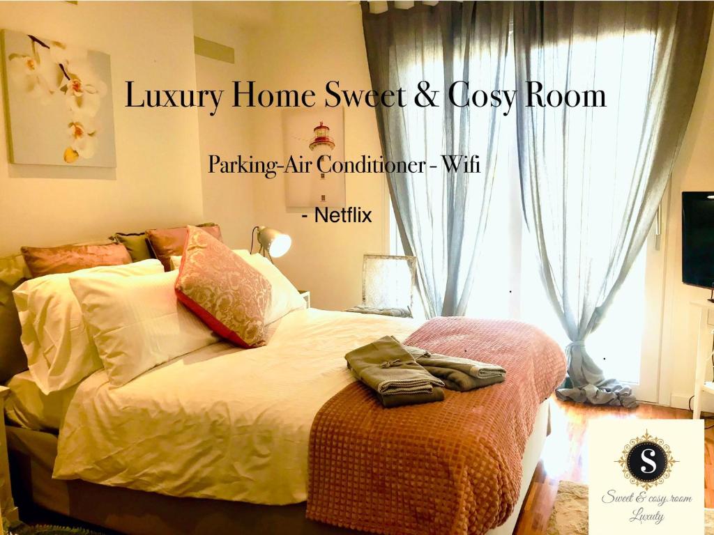 Posteľ alebo postele v izbe v ubytovaní Sweet & cosy room next to the beach