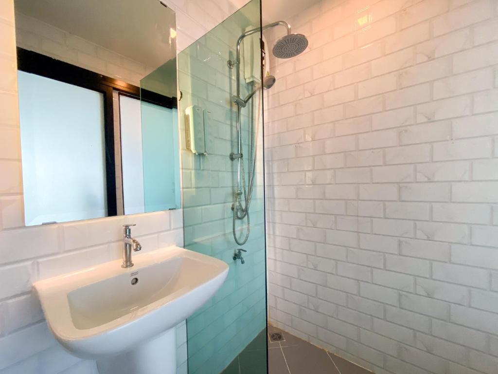 Koupelna v ubytování ISTY Design Hotel