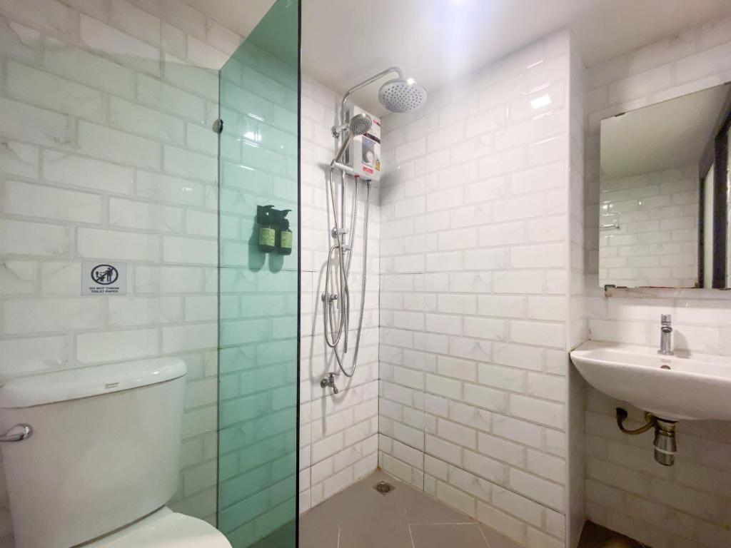 Koupelna v ubytování ISTY Design Hotel