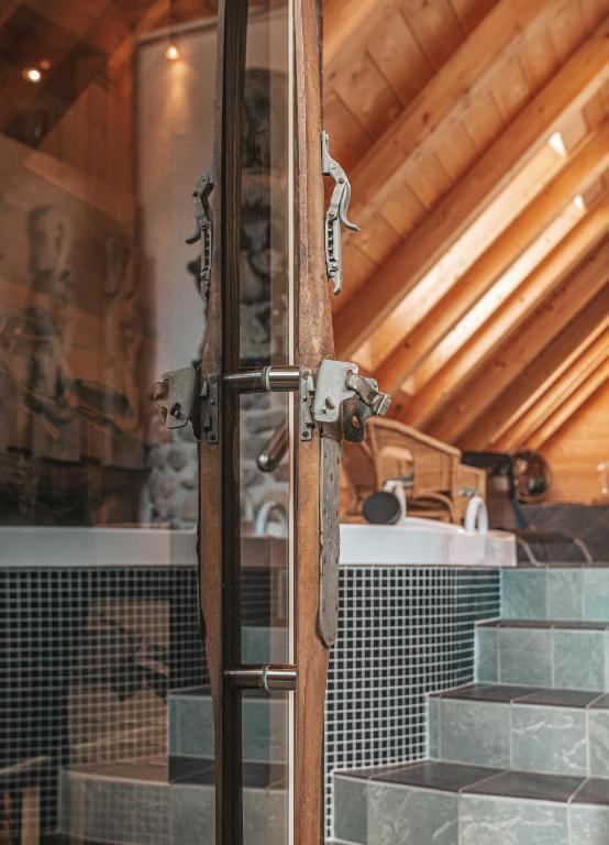 Koupelna v ubytování Hotel Mitterhof