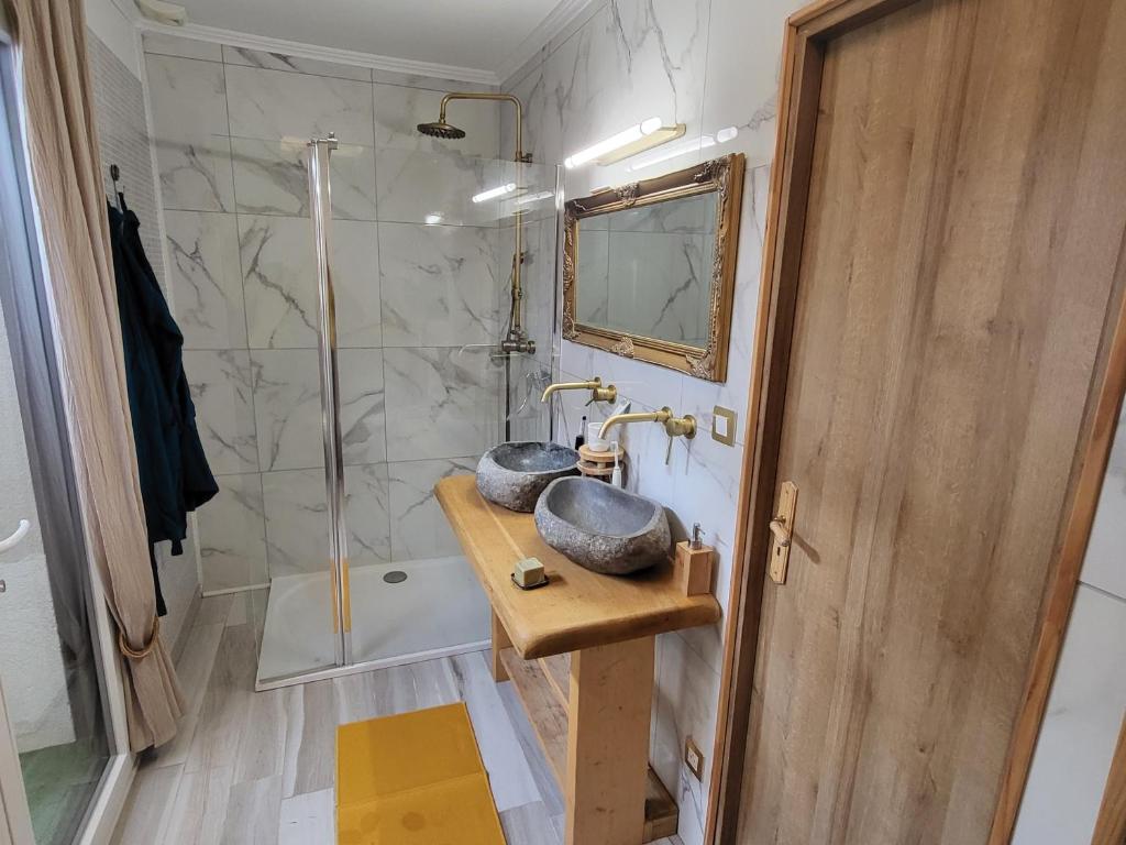 Koupelna v ubytování Choisy le Jacuzzi
