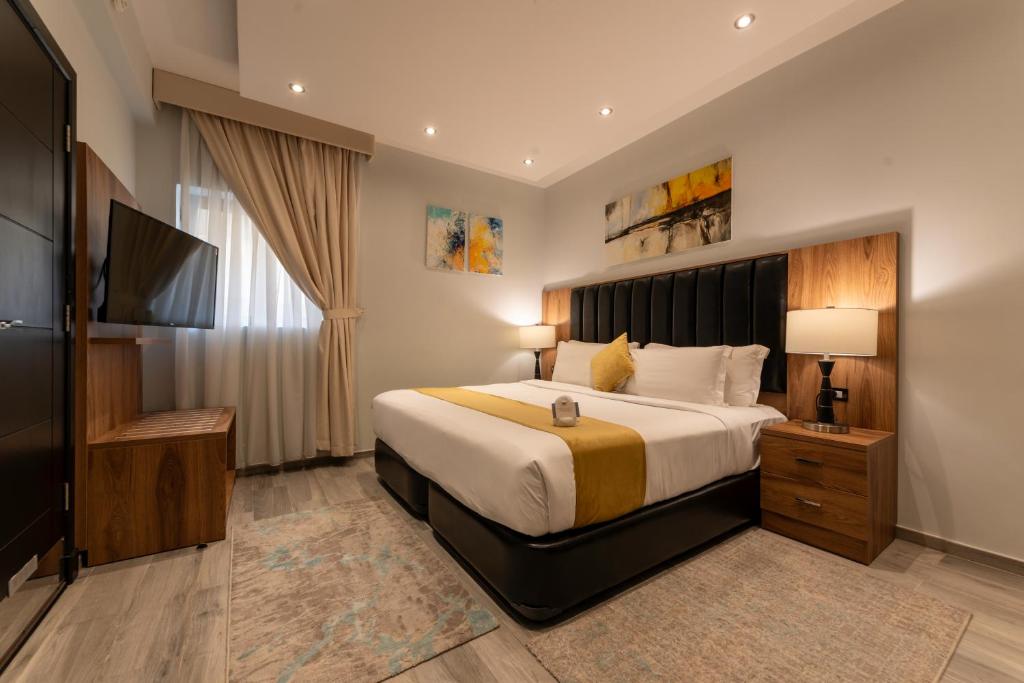 Postel nebo postele na pokoji v ubytování Andalus Habitat Hotel