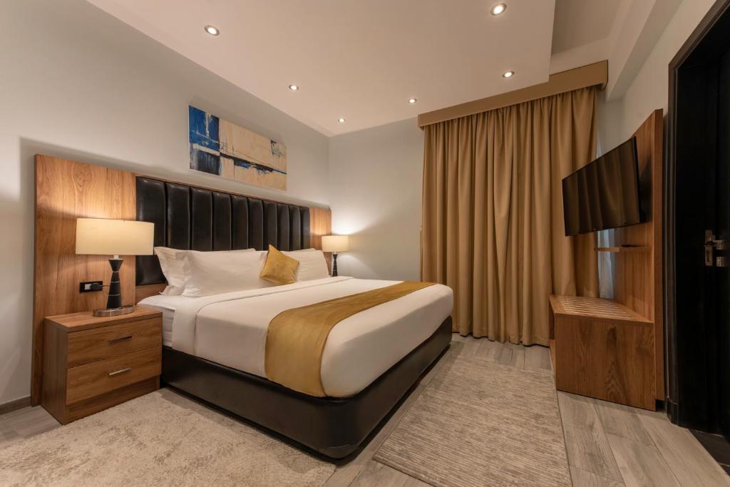 Postel nebo postele na pokoji v ubytování Andalus Habitat Hotel
