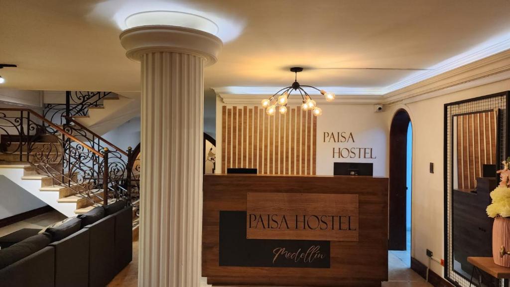 Vstupní hala nebo recepce v ubytování Paisa Hostel Medellín