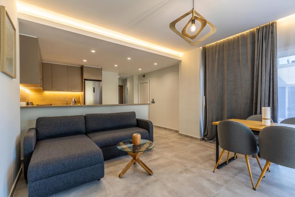 Posezení v ubytování Tertsa Suites