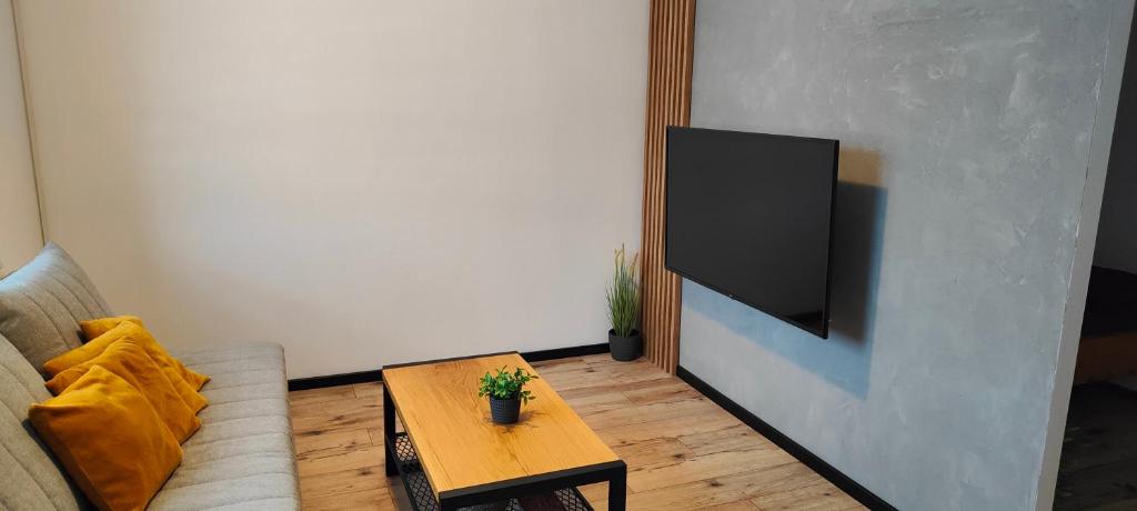 TV a/nebo společenská místnost v ubytování Apartmán 604
