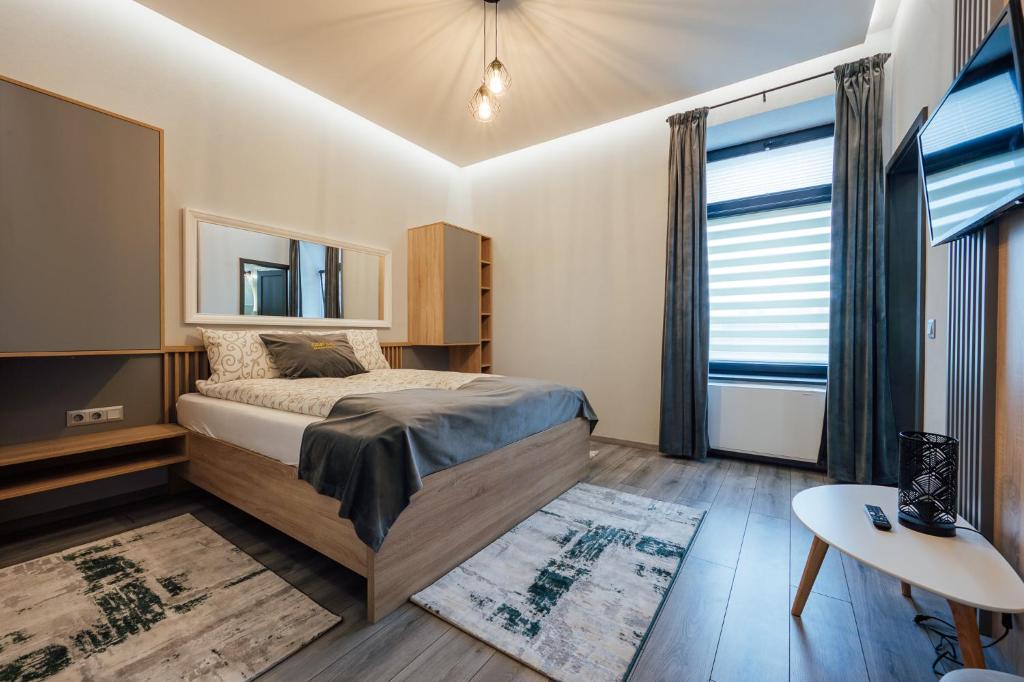 Postel nebo postele na pokoji v ubytování Gerab Resort