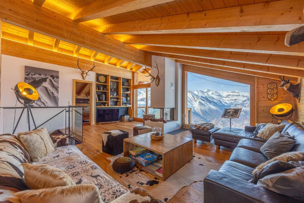 Ciel Etoilé - Magnifique Chalet, 14 personnes - vue incroyable - Resim 5