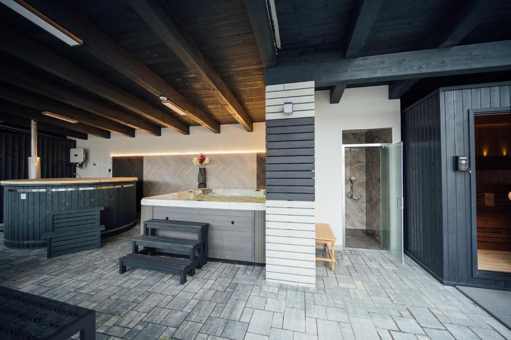 Posezení v ubytování Gerab Resort