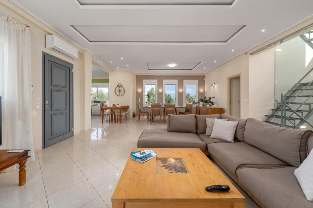 A seating area at Piperitsa house for nomads or families in the countryside