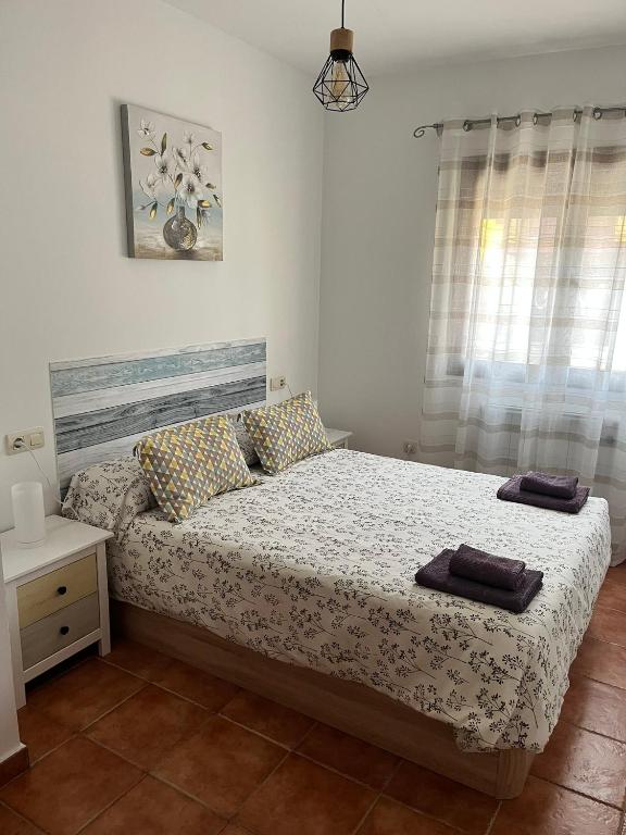 Posteľ alebo postele v izbe v ubytovaní Alojamiento Rural El Morenal