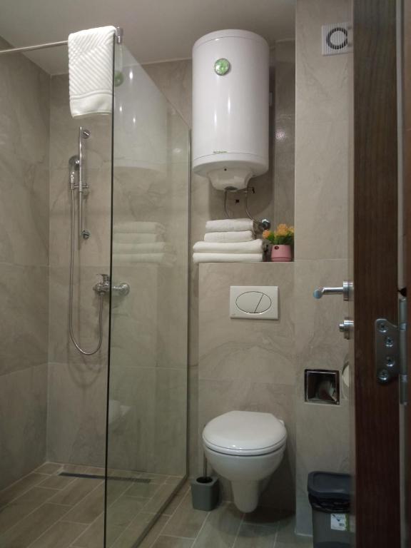 Koupelna v ubytování President Kop Apartman 106