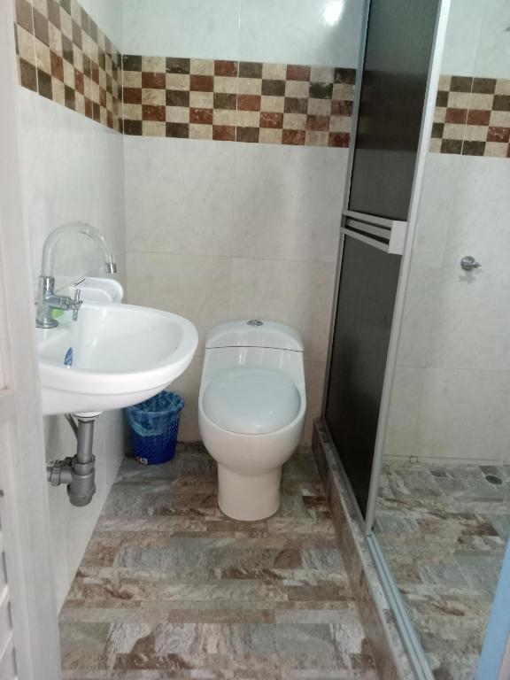 Koupelna v ubytování Hotel Alto Amazonas
