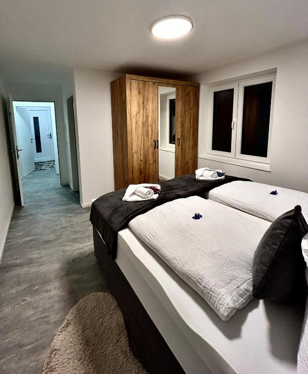 Postel nebo postele na pokoji v ubytování My Appartements