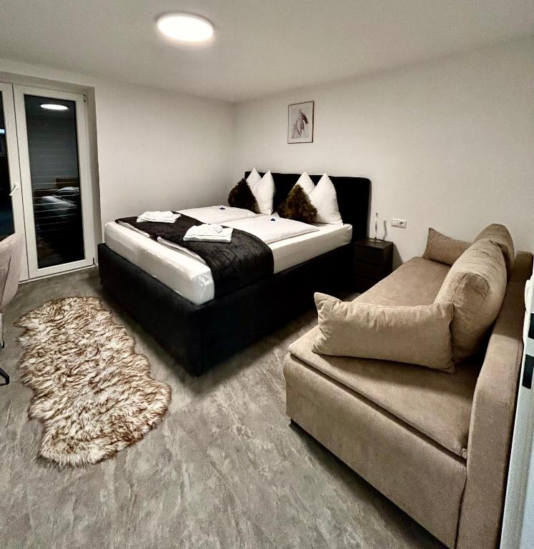 Postel nebo postele na pokoji v ubytování My Appartements