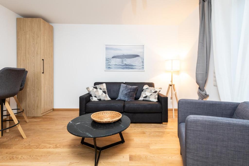 Un lugar para sentarse en Zoder Apartments