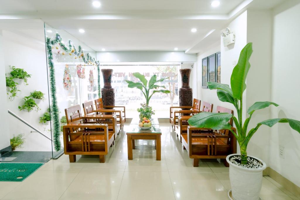 Posezení v ubytování Lotus Rock Hotel Đà Nẵng