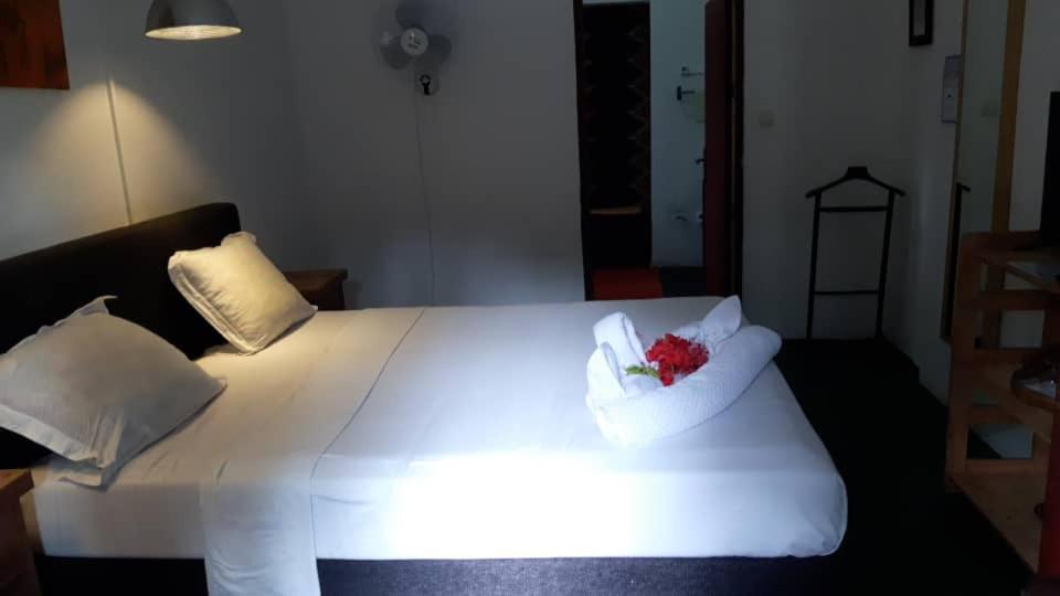 Letto o letti in una camera di Le Dhow