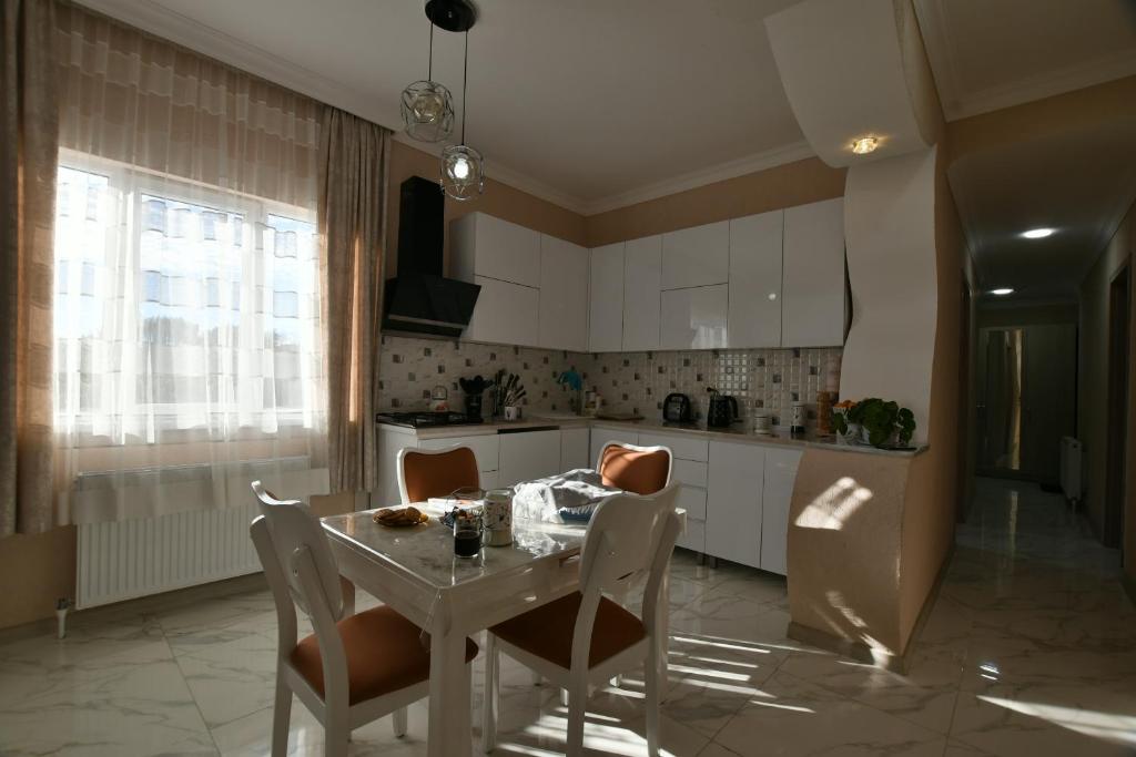 Kuchyň nebo kuchyňský kout v ubytování Nika house