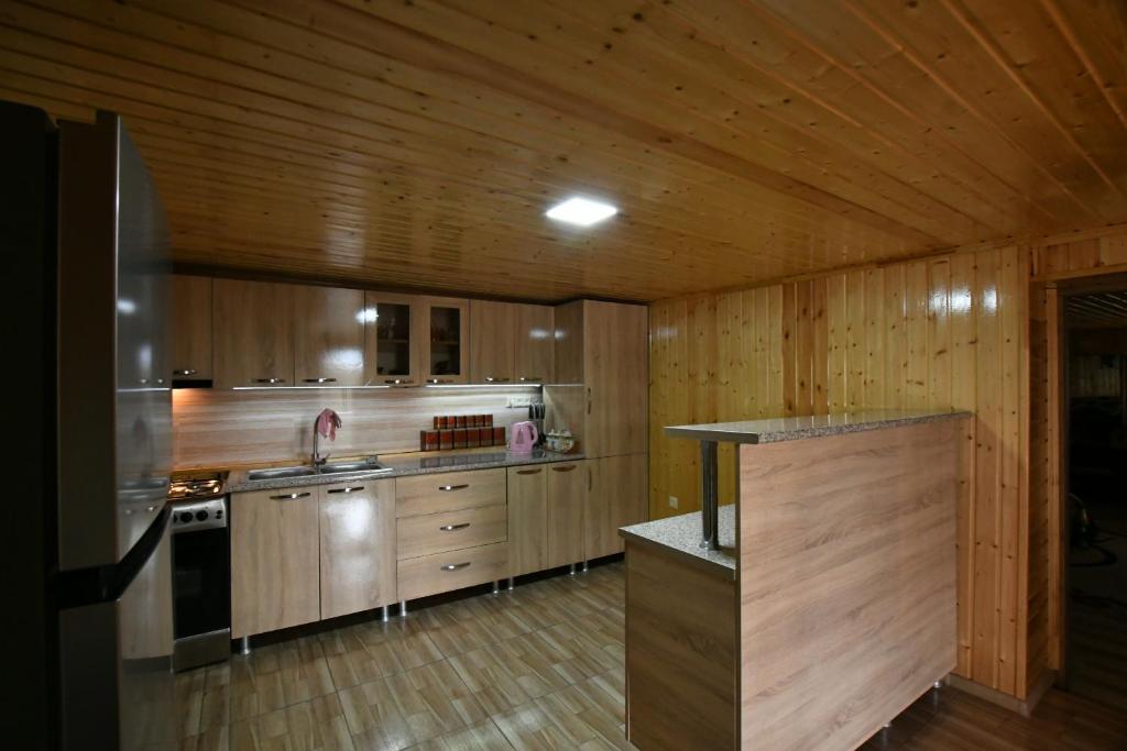 Kuchyň nebo kuchyňský kout v ubytování Nika house