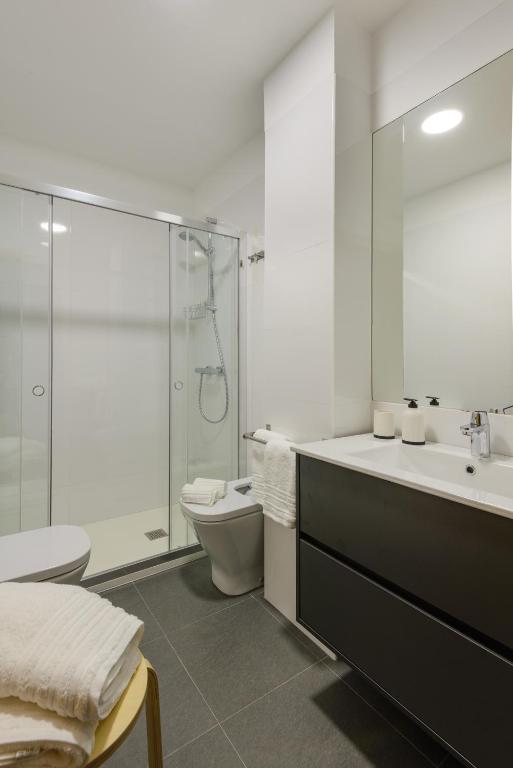 Kúpeľňa v ubytovaní Apartamentos Lanceata