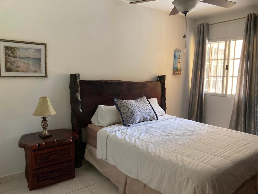 Postel nebo postele na pokoji v ubytování Hotel y villas palma Real .