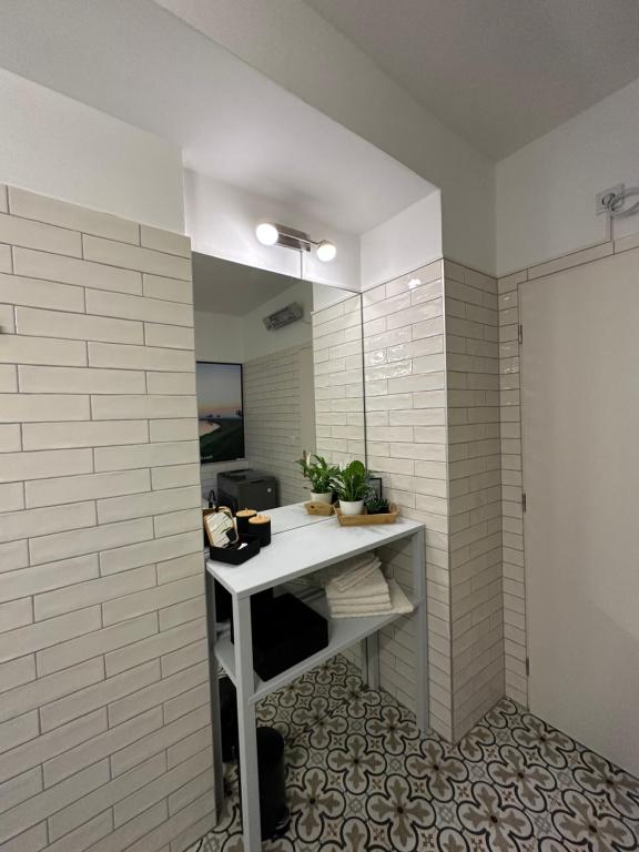 Kuchyň nebo kuchyňský kout v ubytování Morava apartmán Uherské Hradiště Šafaříkova 855