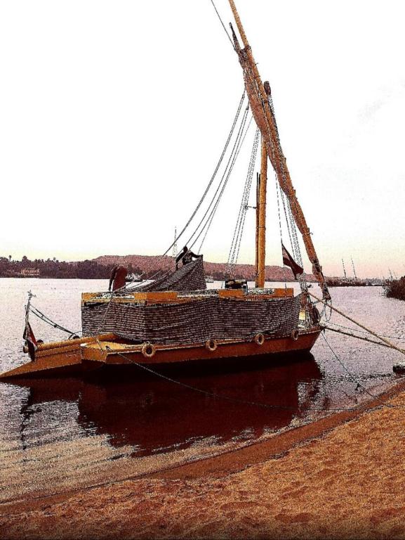 Příroda nedaleko ubytování na lodi
