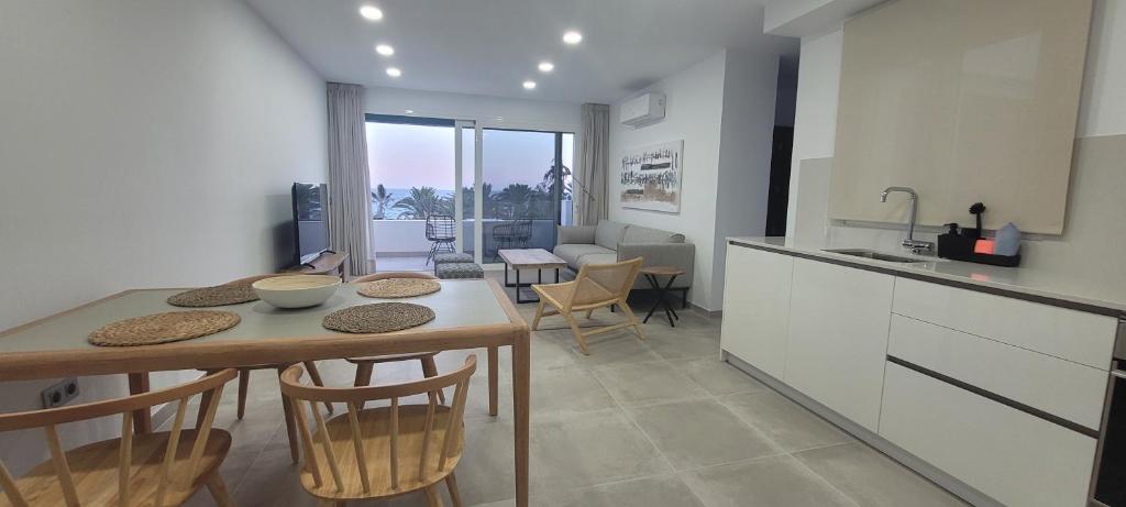 Kuchyň nebo kuchyňský kout v ubytování Sabbia Suites Blue