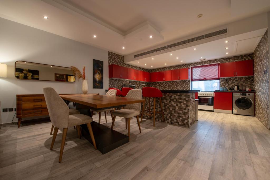 Kuchyň nebo kuchyňský kout v ubytování Andalus Habitat Hotel