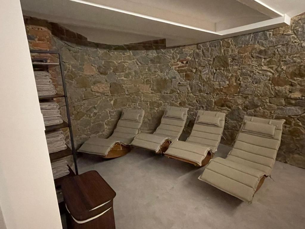 Posezení v ubytování Waldhaus Pulsnitz